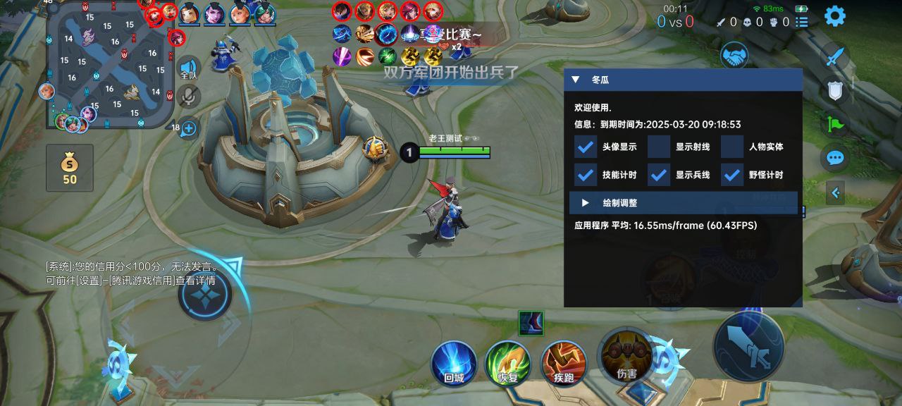 王者coco直装-安卓防录屏绘制+技能CD显示（安卓防查工具）